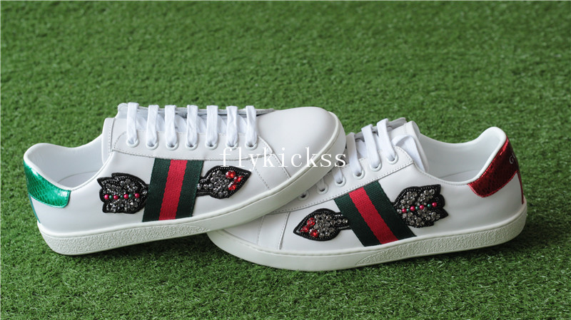 GC Ace Embroidered Sneaker White Cupid Sword